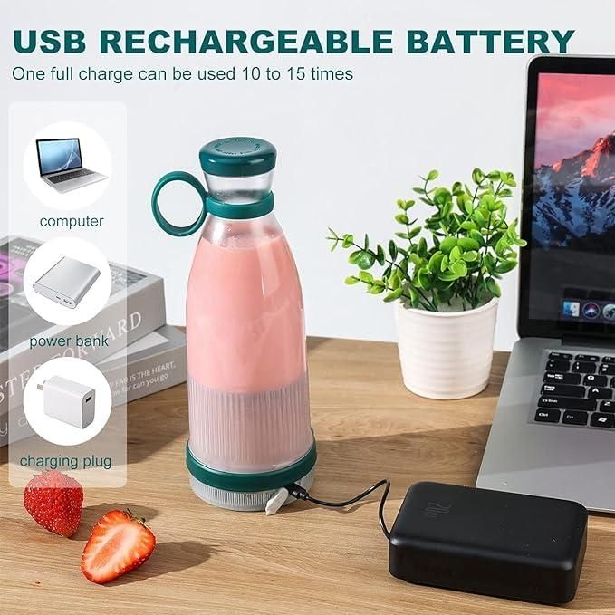 Electric Portable Mini Fruit Juicer Bottle