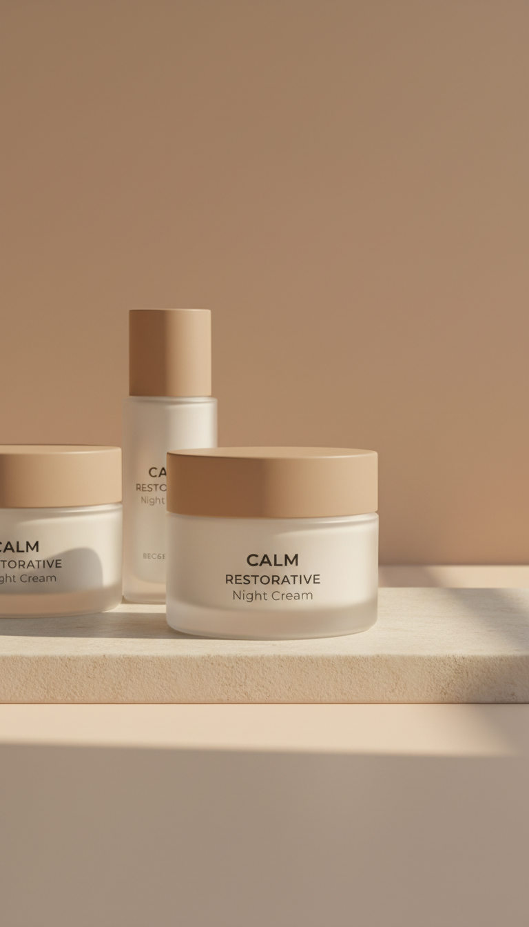 Night skincare cream