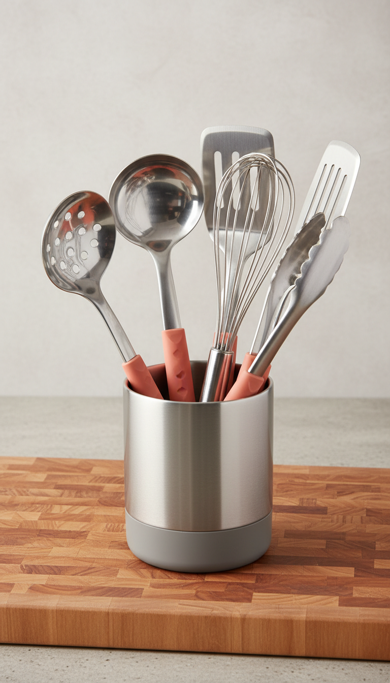 Stainless Steel Multi-Functional Cooking Utensil Set