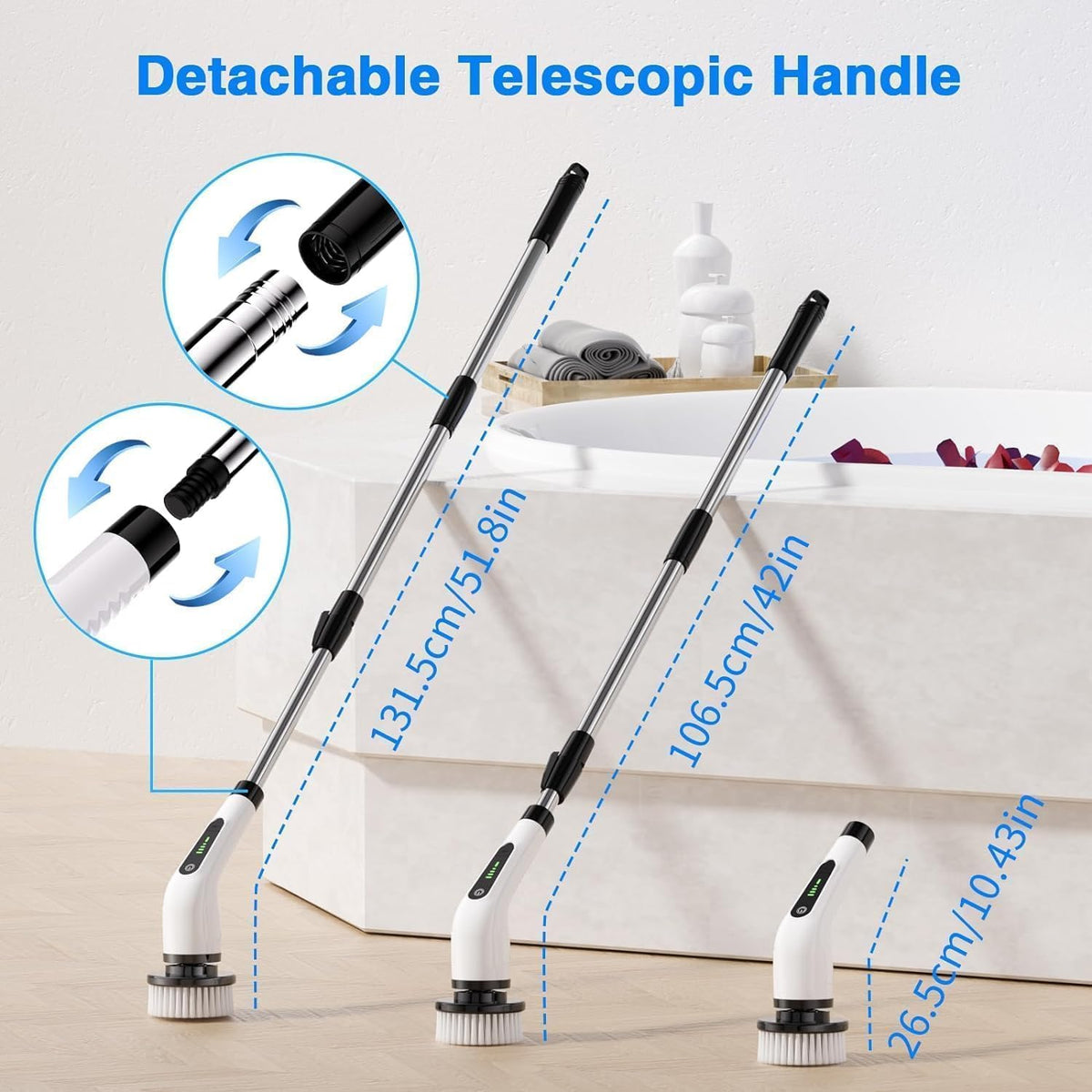 9-in-1 Cordless Electric Spin Scrubber
