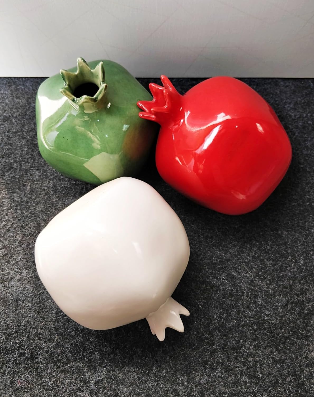 Pomegranate Ceramic Flower Vase