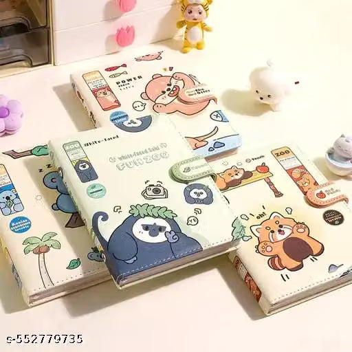 Kawaii Animal Flap Lock Diary