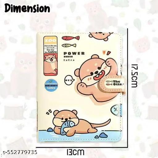 Kawaii Animal Flap Lock Diary