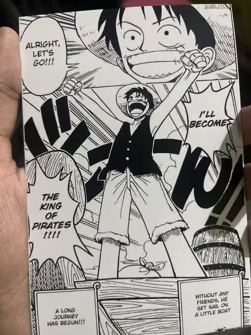Black and White Manga Panel Posters
