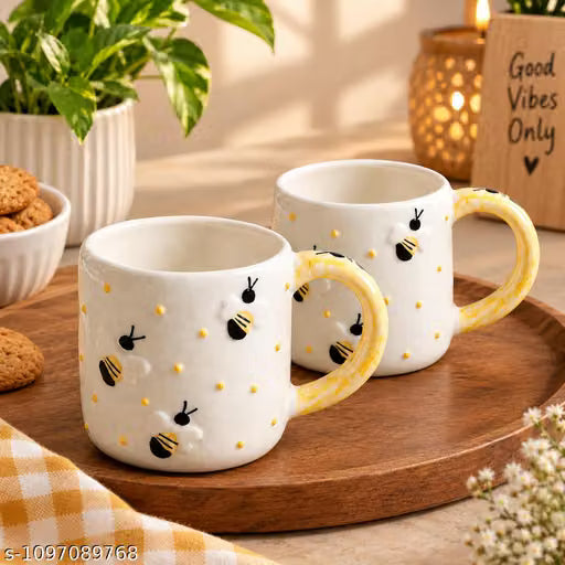 Honeybee Printed Coffee Mug