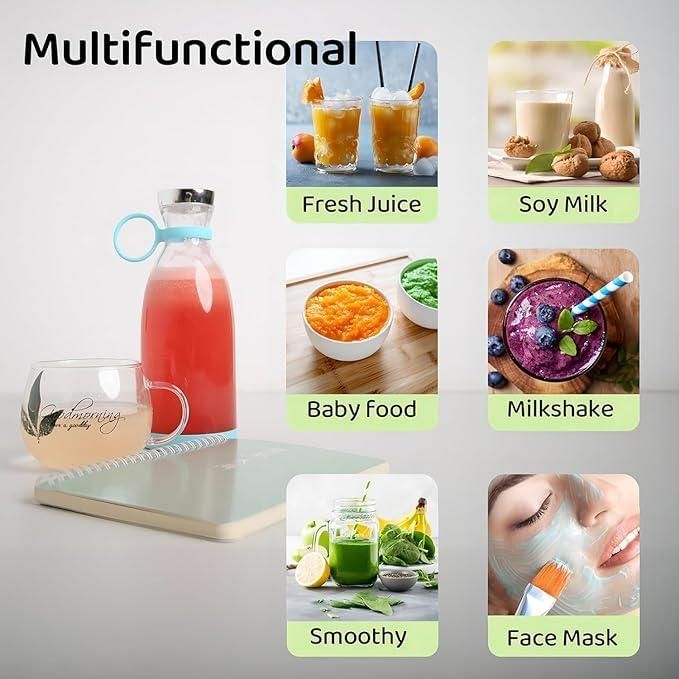 Electric Portable Mini Fruit Juicer Bottle
