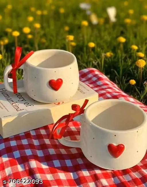 Red Heart Coffee Mug