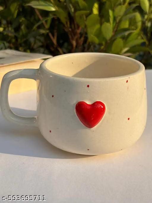 Red Heart Coffee Mug