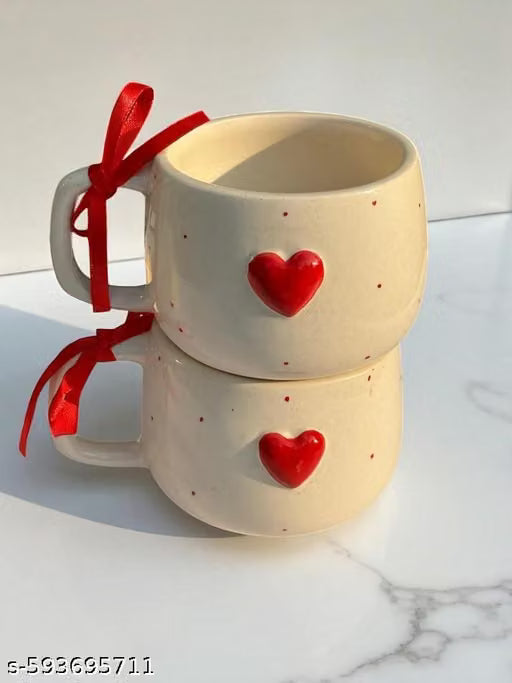 Red Heart Coffee Mug