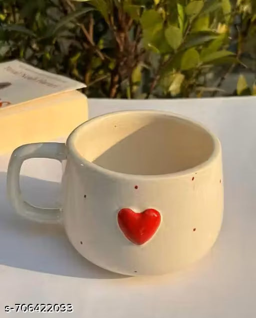 Red Heart Coffee Mug