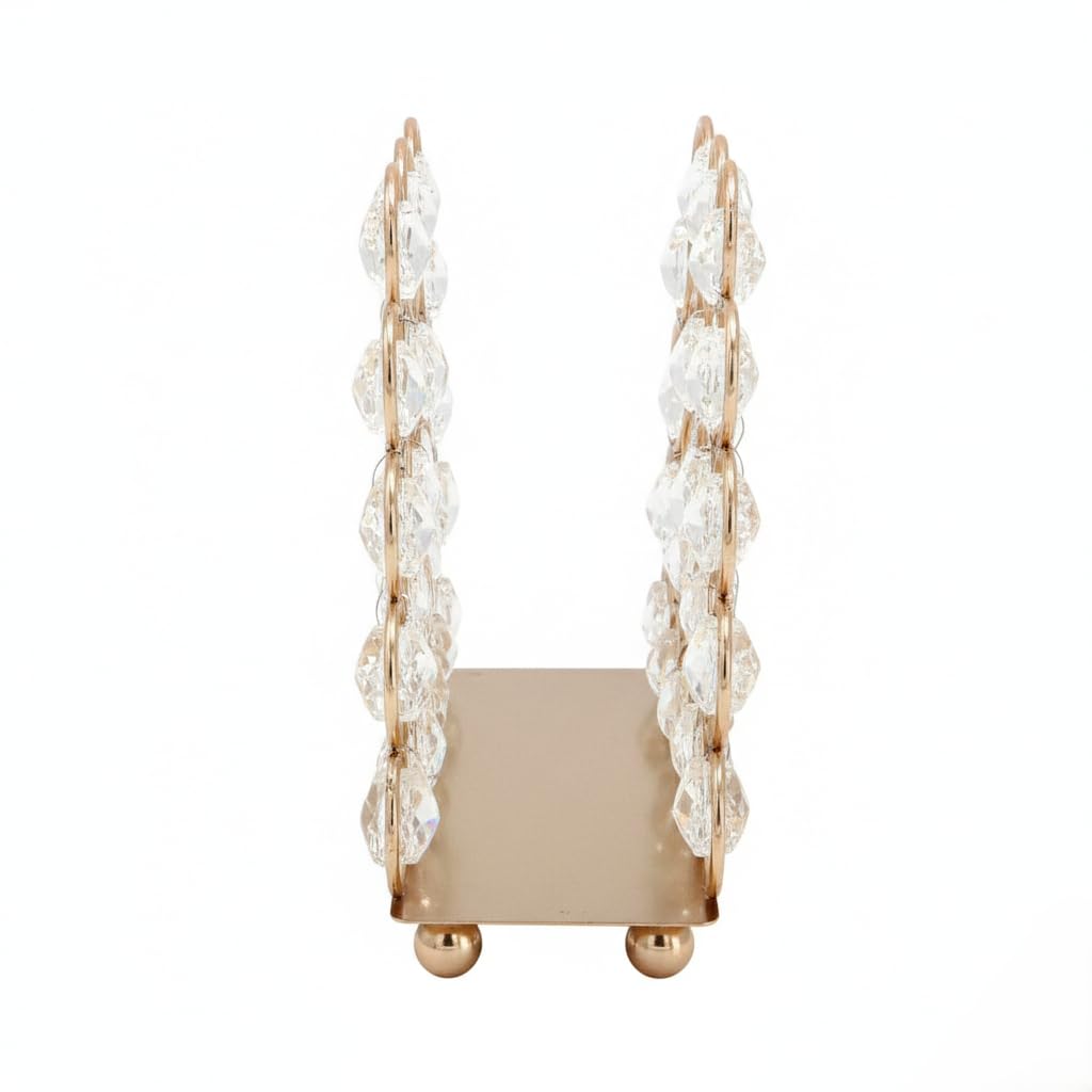 Gold Crystal Napkin Holder