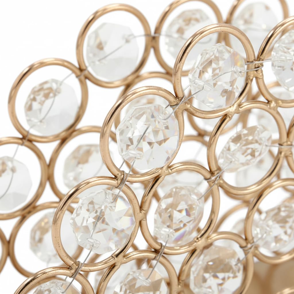 Gold Crystal Napkin Holder