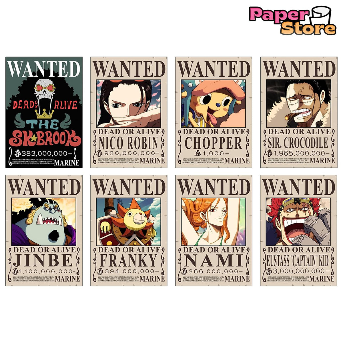 One Piece Bounty Posters (Pack of 24)