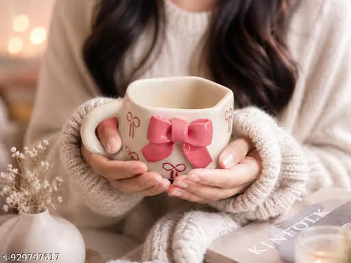 Pink Bow Cup
