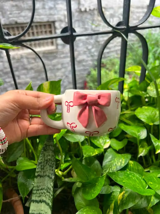 Pink Bow Cup