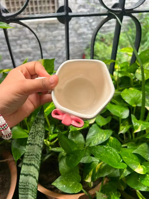 Pink Bow Cup