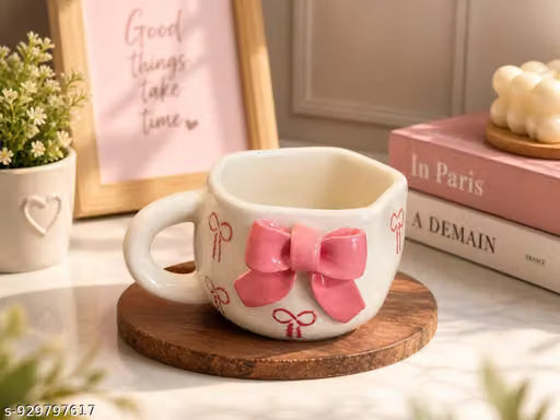 Pink Bow Cup