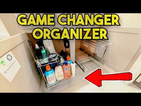Modular Under Sink Organizer - installation and demo