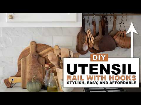 Kitchen Utensil Rail System - wall mount review