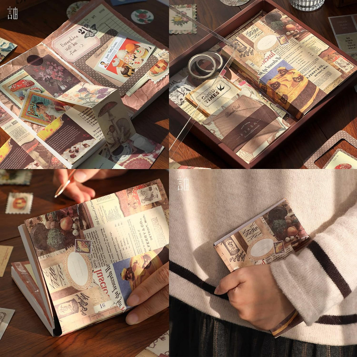 Vintage Scrapbook Journal Kit