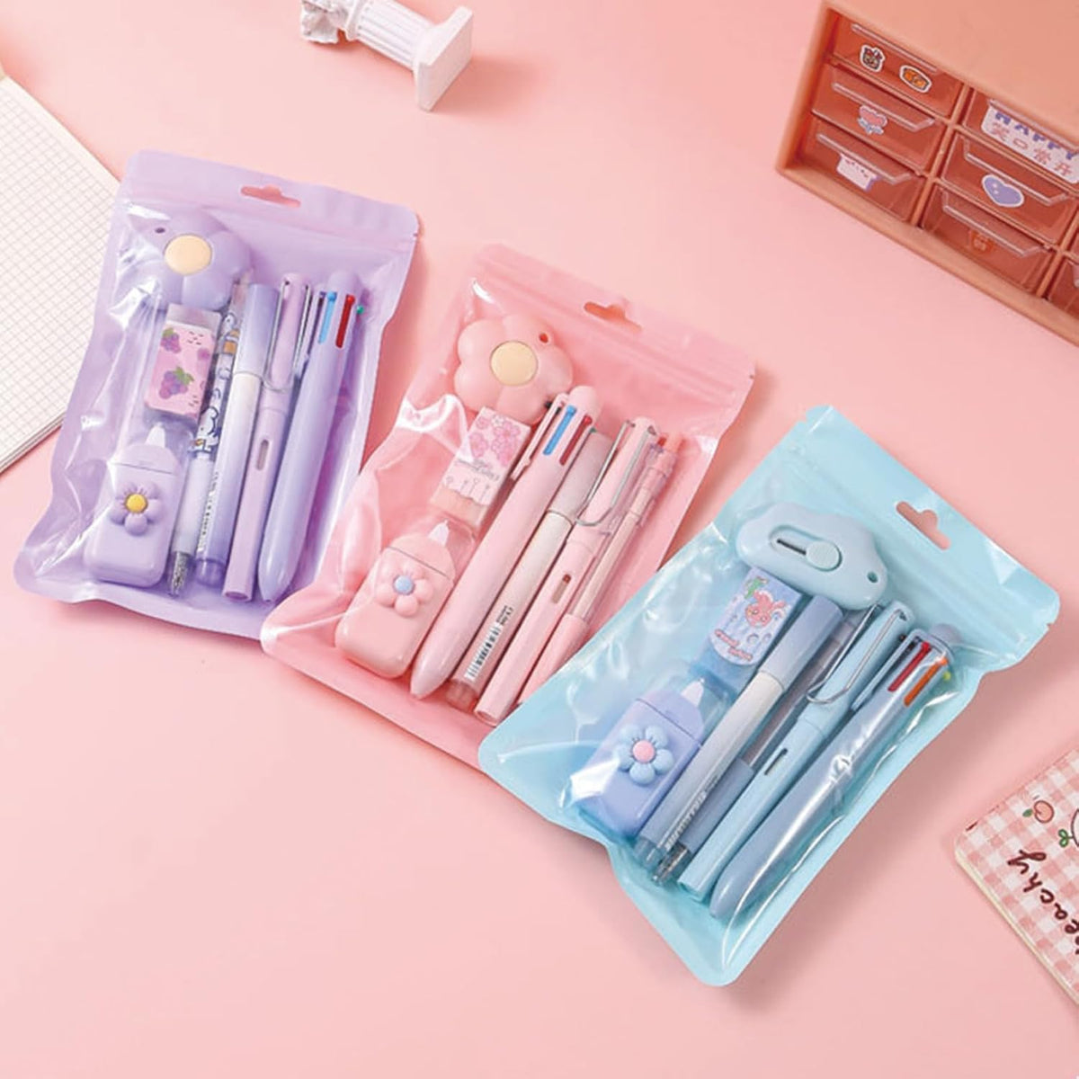 Kawaii Stationert Set (7 pcs)
