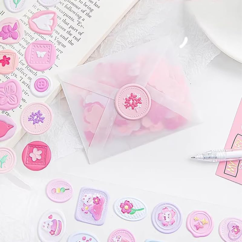 3D Wax Stamp Stickers - Pack of 2