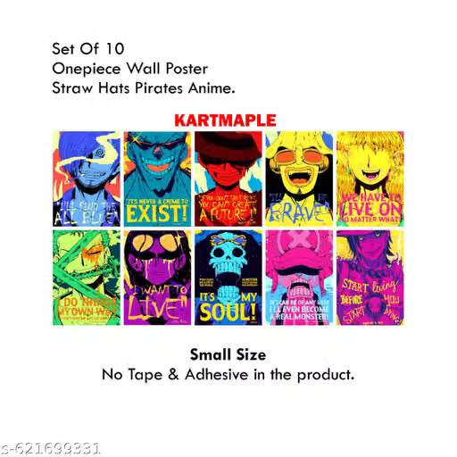 Strawhats Pirates Posters (Pack of 10)